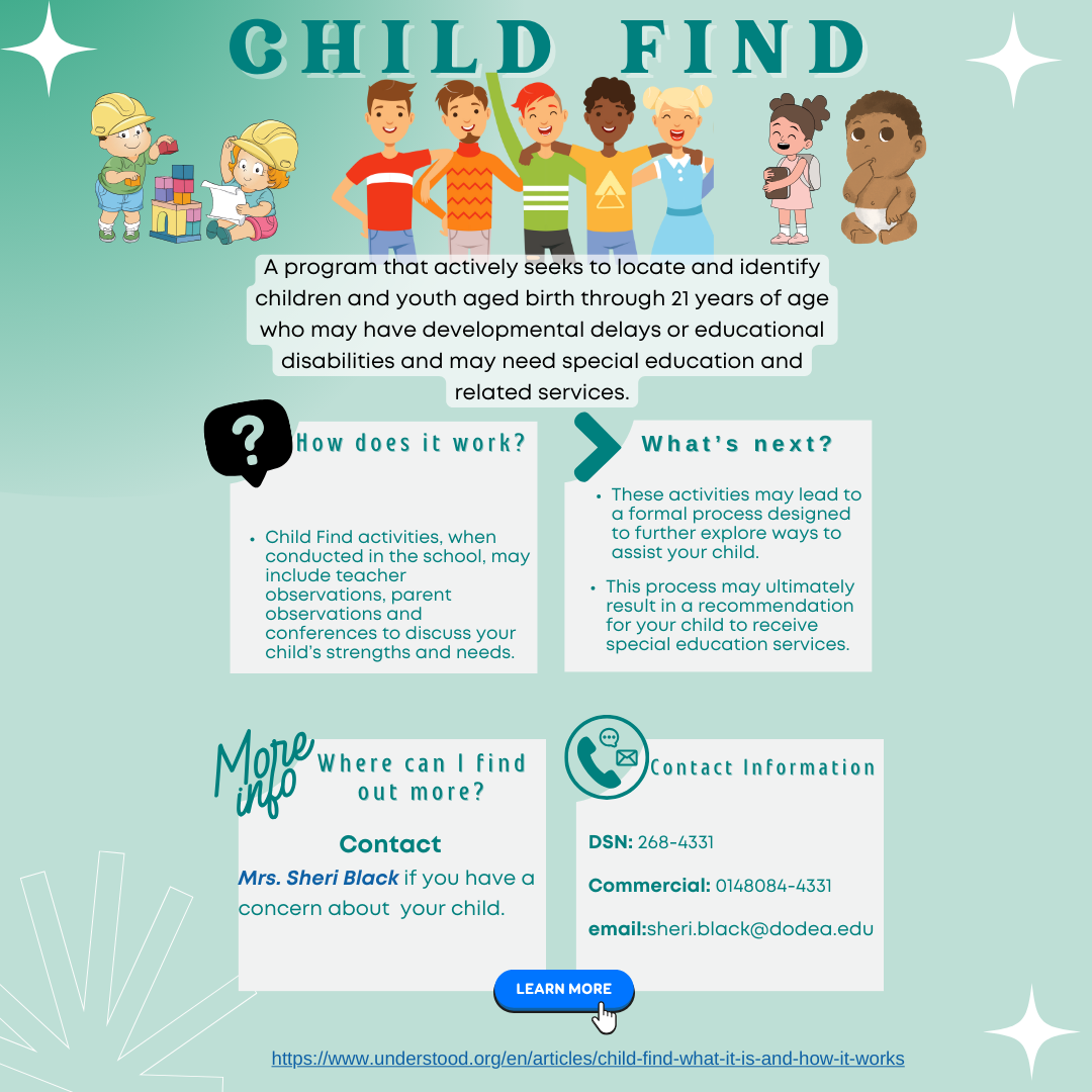 Child find alconbury middle high school dodea